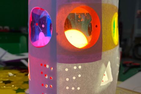 Perforerad lampa