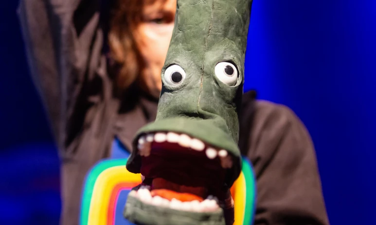 Gröna stövelns teater spelas på Marionetteatern i Kulturhuset