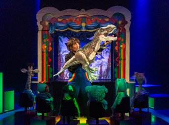 Gröna stövelns teater spelas på Marionetteatern i Kulturhuset