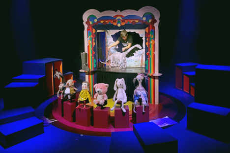 Gröna stövelns teater spelas på Marionetteatern i Kulturhuset