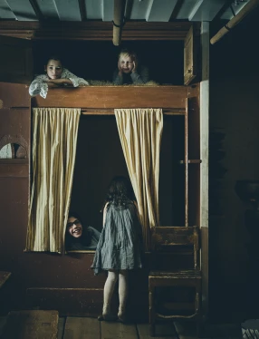 Barn i Lekstugan på Nordiska museet i Stockholm.