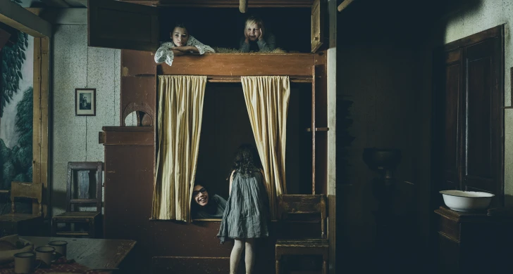 Barn i Lekstugan på Nordiska museet i Stockholm.