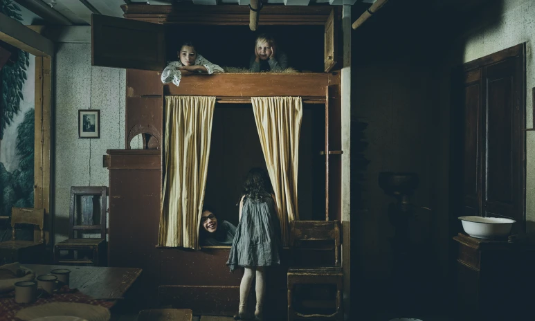 Barn i Lekstugan på Nordiska museet i Stockholm.