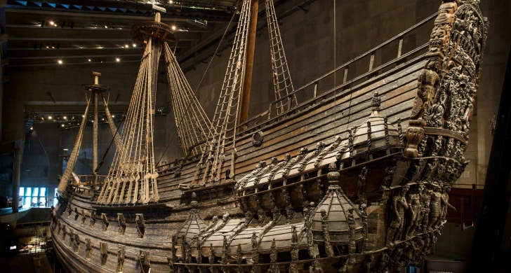 Skeppet Vasa på Vasamuseet.
