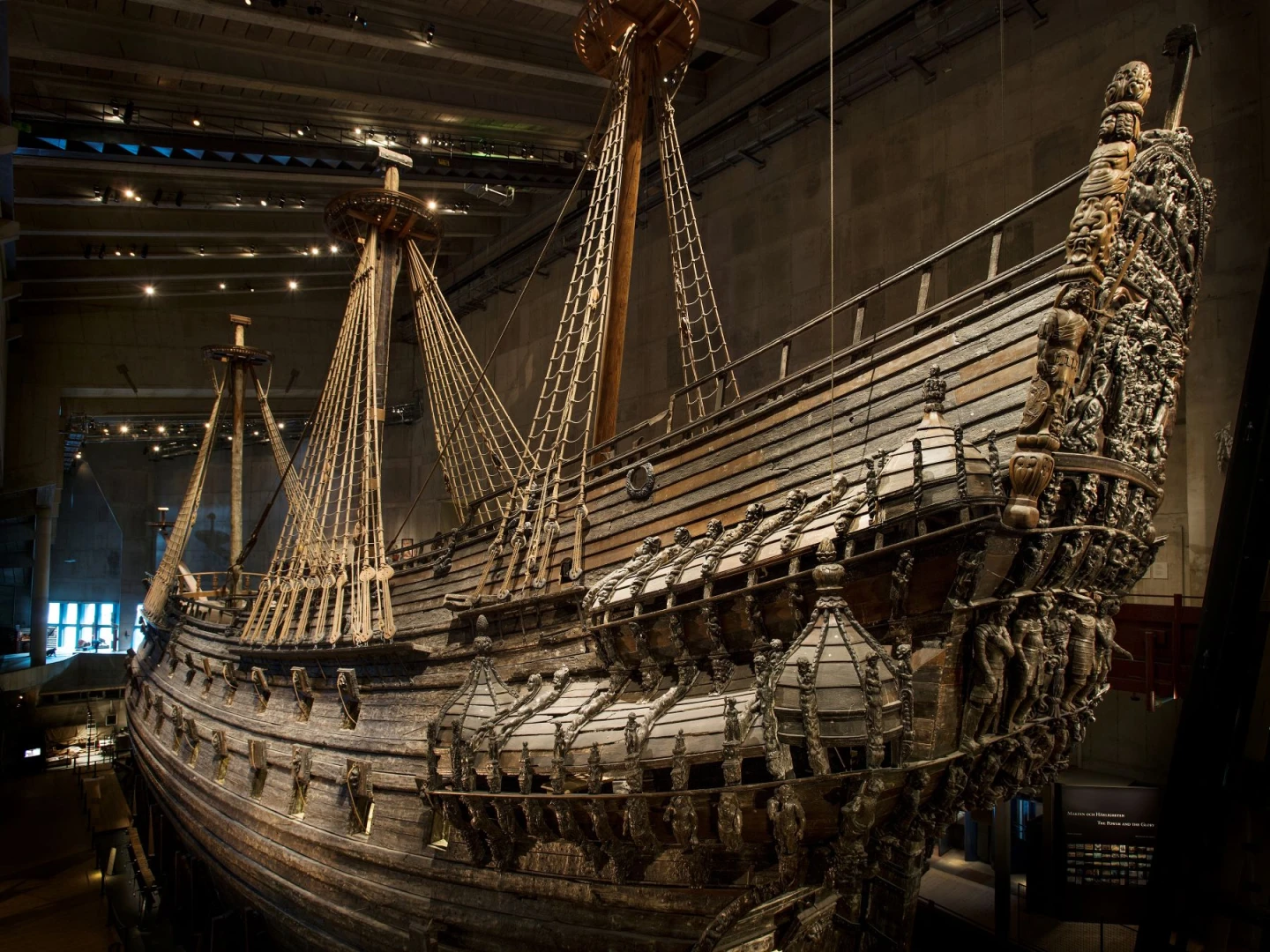 Skeppet Vasa på Vasamuseet.